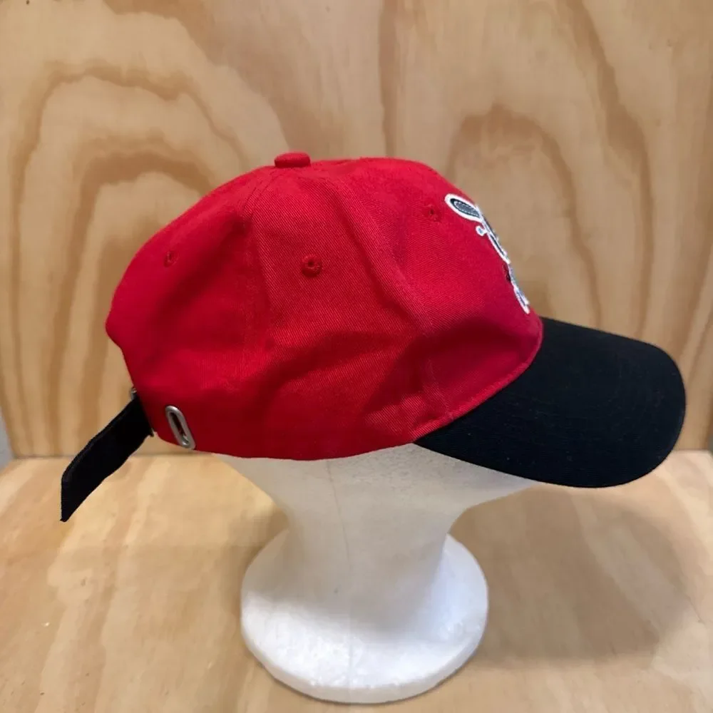CAP HAT BKYS LUCKY CHARM BASEBALL - ONE SIZE - RED BLACK